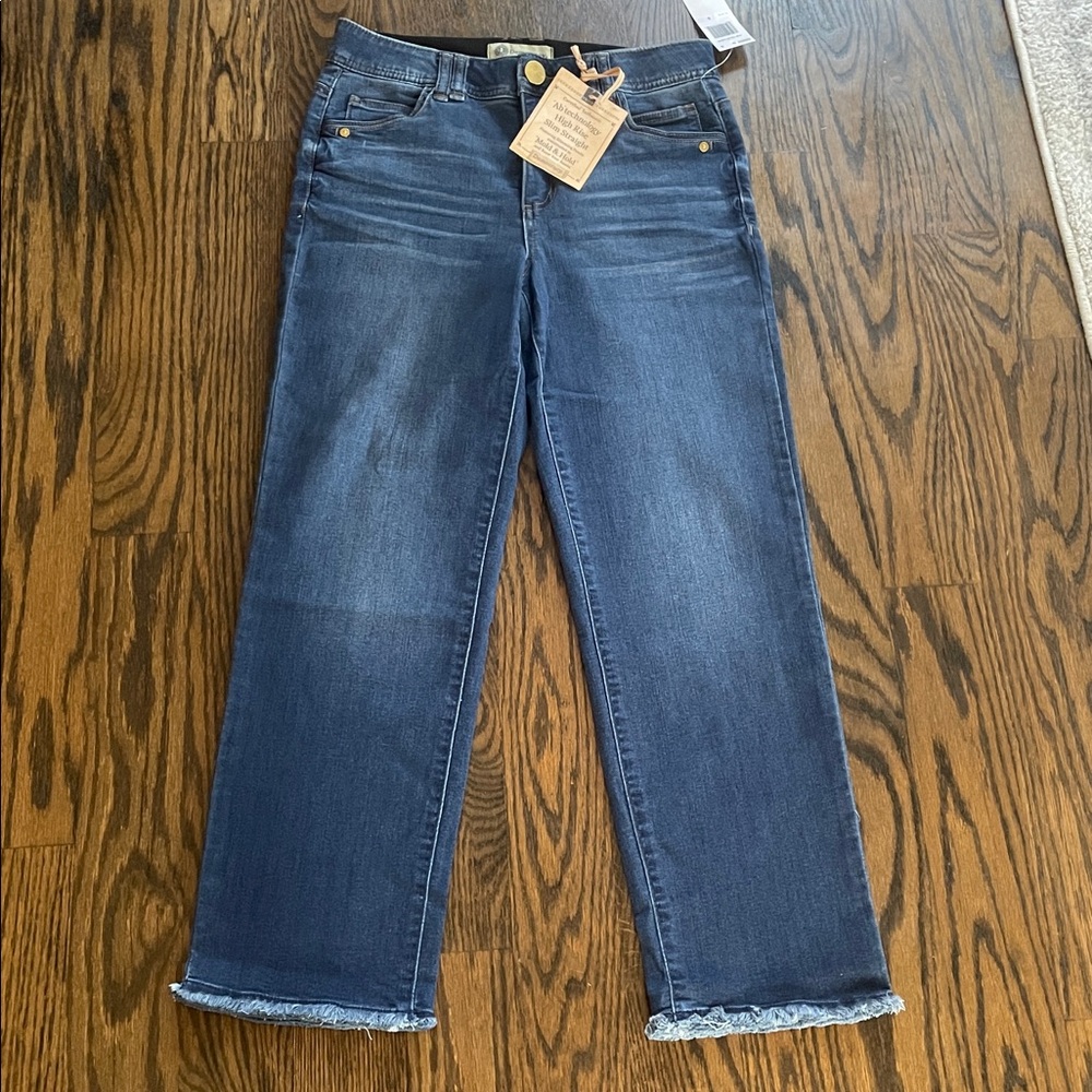 NWT Democracy high rise straight jeans